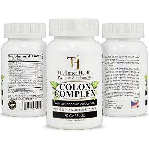 The Inner Health Colon & Gut Cleanse Detox Formula - Supporting Gut Health, Purification The Inner Health uk supplements