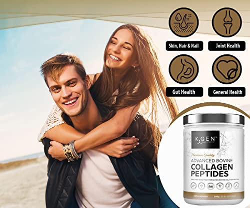 K-GEN Bovine Collagen Powder with Premium Quality Ingredients – Pure Hydrolysed Grass-Fed Bovine Collagen K GEN ketogenic enhancement uk supplements