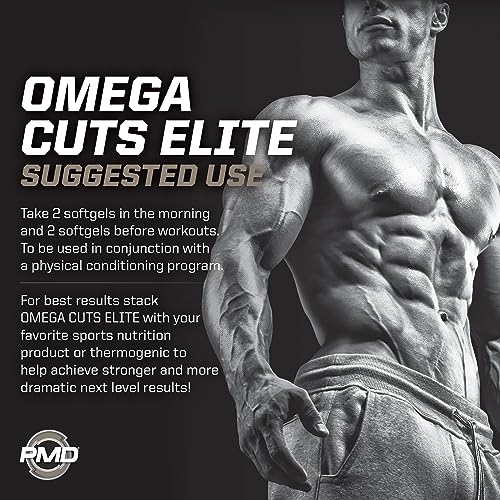 PMD Sports Omega Cuts Elite Fat Loss-Muscle Defining Formula - Omega Fatty Acids PMD uk supplements