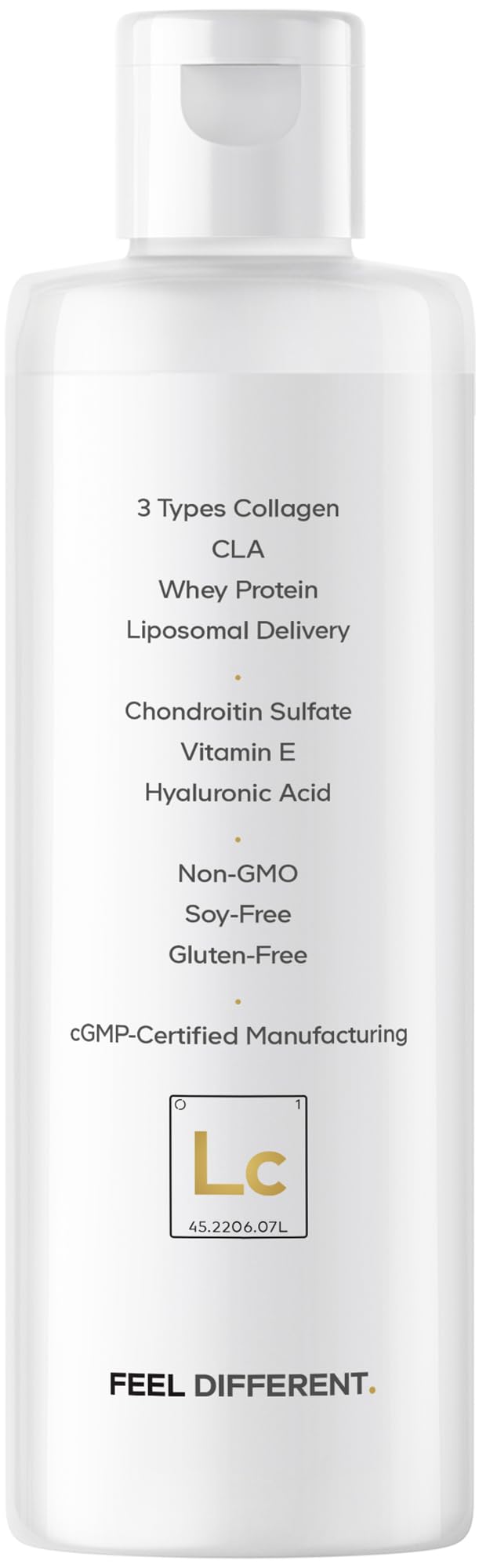 Codeage Liquid Collagen Supplement Vanilla Flavor, Beauty Trim & Glow Liposomal Collagen Peptides, CLA Conjugated Linoleic Acid, Hyaluronic Acid, Vitamin E, Hydrolyzed, Non-GMO, 15.22 fl oz Codeage uk supplements