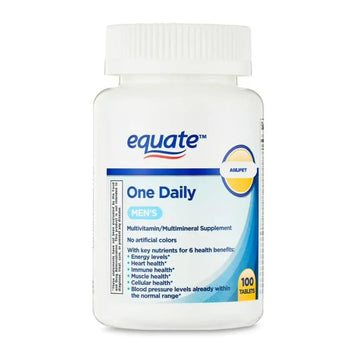 AGILIPET Equate One Daily Men's Multivitamin Multimineral Supplement Tablets, 100 Count Sticker AGILIPET uk supplements