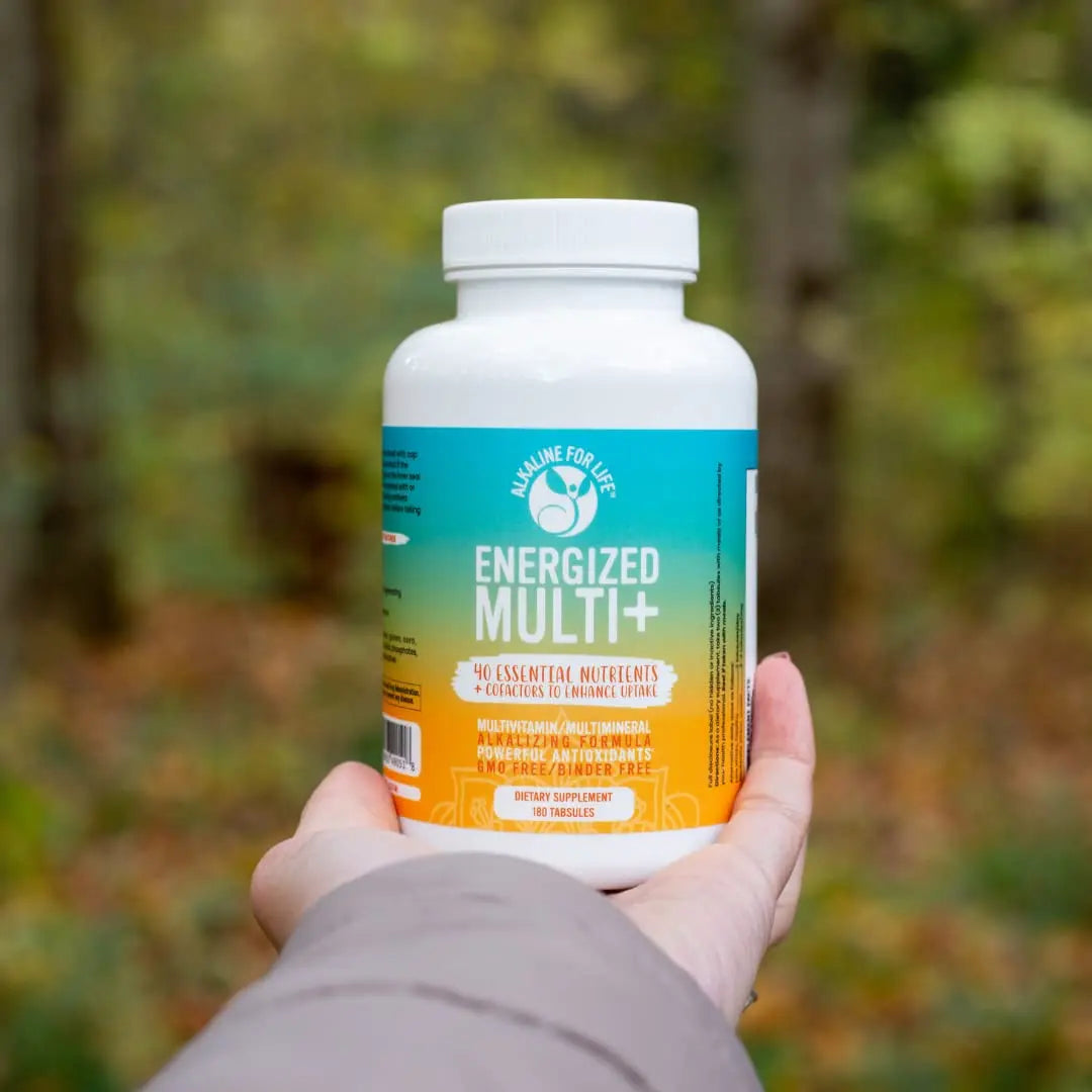 Energized Multi - Potent Multivitamin with 40 Fully Bioavailable Nutrients B Complex Vitamins, Vitamin D, Vitamin C, Vitamin K, Zinc, Quercetin Alkaline for Life uk supplements