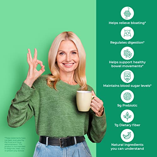 Boost Biome Fiber Supplement Organic Super Greens Powder – Supports Bloating Relief Boost Biome uk supplements