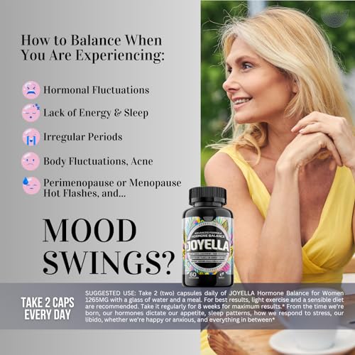Womens Hormone Balance Supplement for Mood Swings, Hot Flashes Menopause Relief HERBAL HOT uk supplements
