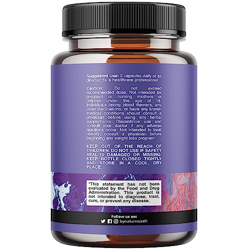 Triple Magnesium Complex Supplement 400mg Elemental - High Absorption Magnesium Natures Craft uk supplements