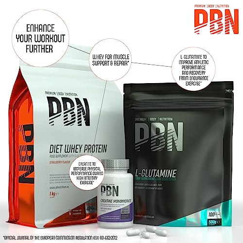 PBN - Premium Body Nutrition Diet Whey Strawberry 1kg Pouch Premium Body Nutrition uk supplements