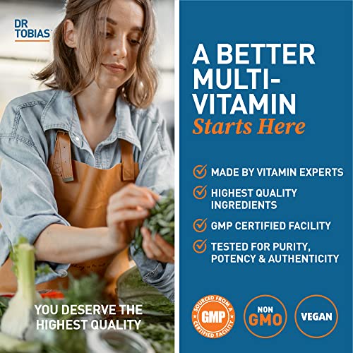 Dr. Tobias Adult Multivitamin for Women & Men, Energy & Immune Support from 42 Fruits Dr. Tobias uk supplements