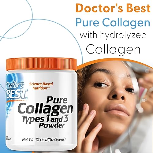 Doctor's Best, Pure Collagen Type 1 and 3 (Collagen Type 1 and 3), 200g Powder Doctor's BEST uk supplements