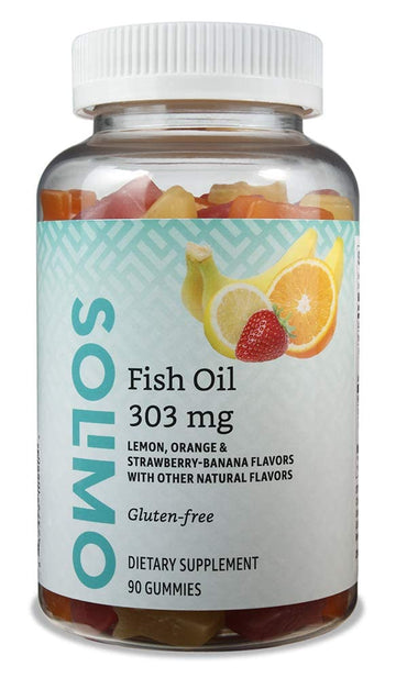 Amazon Basics Fish Oil 303 mg, Lemon, Orange & Strawberry-Banana flavors Amazon Basics uk supplements