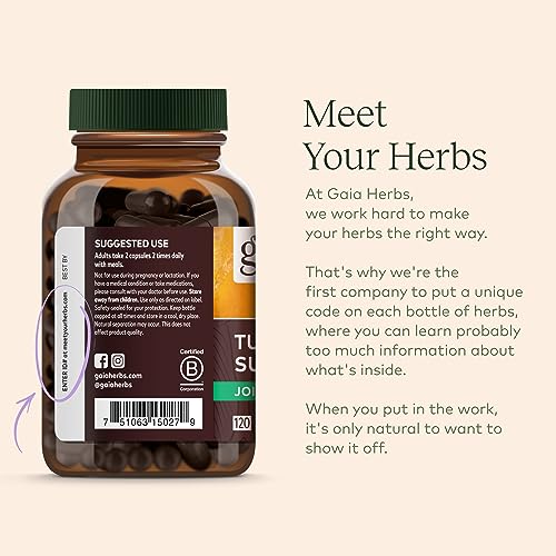 Gaia Herbs Turmeric Supreme Joint Health - Joint Support Supplement Gaia Herbs uk supplements