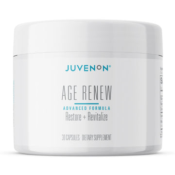 Juvenon AgeRenew Beta Glucan Anti Aging Immunity Support Supplement, Beta Glucan with Zinc Quercetin for Immune Defense Boost Juvenon uk supplements