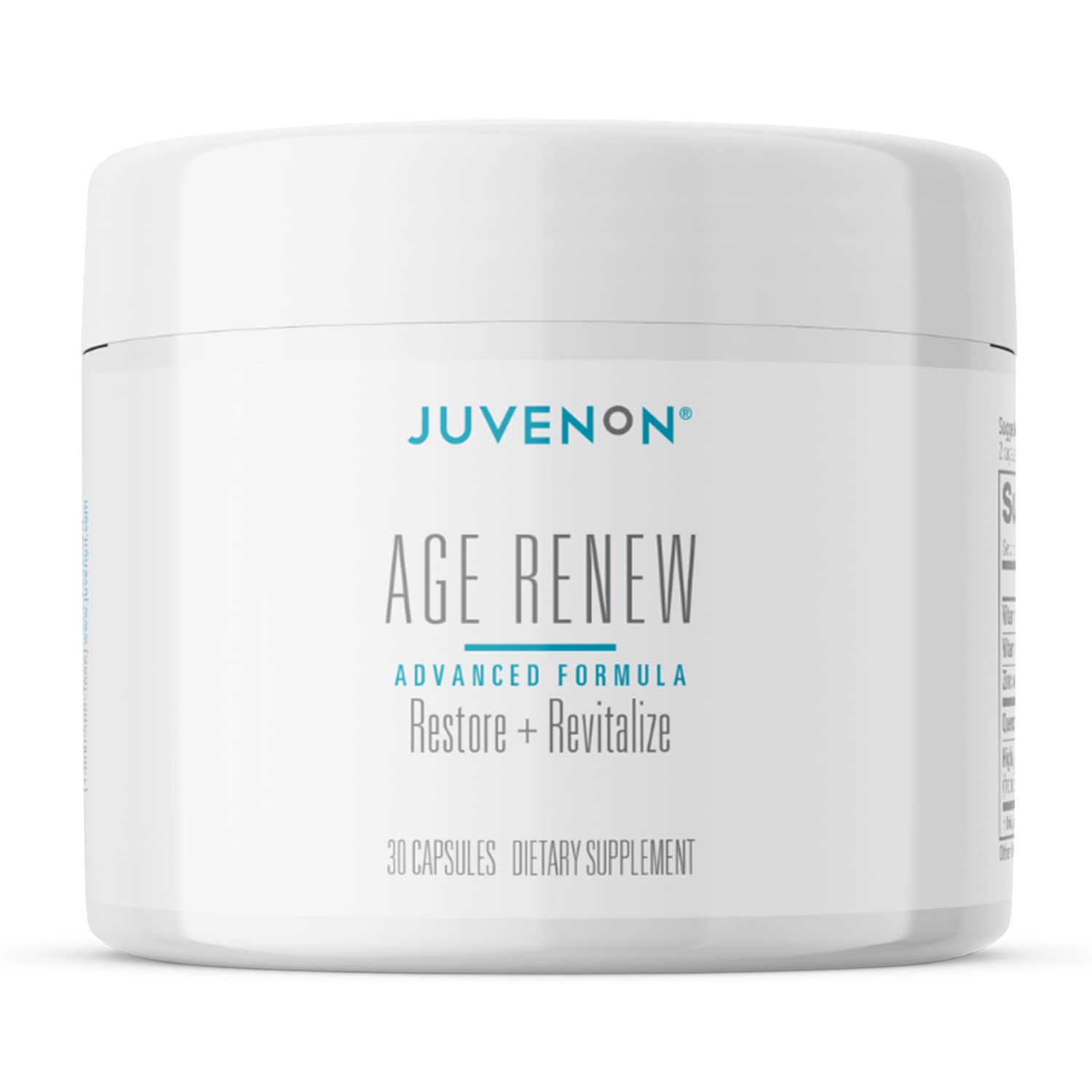 Juvenon AgeRenew Beta Glucan Anti Aging Immunity Support Supplement, Beta Glucan with Zinc Quercetin for Immune Defense Boost Juvenon uk supplements