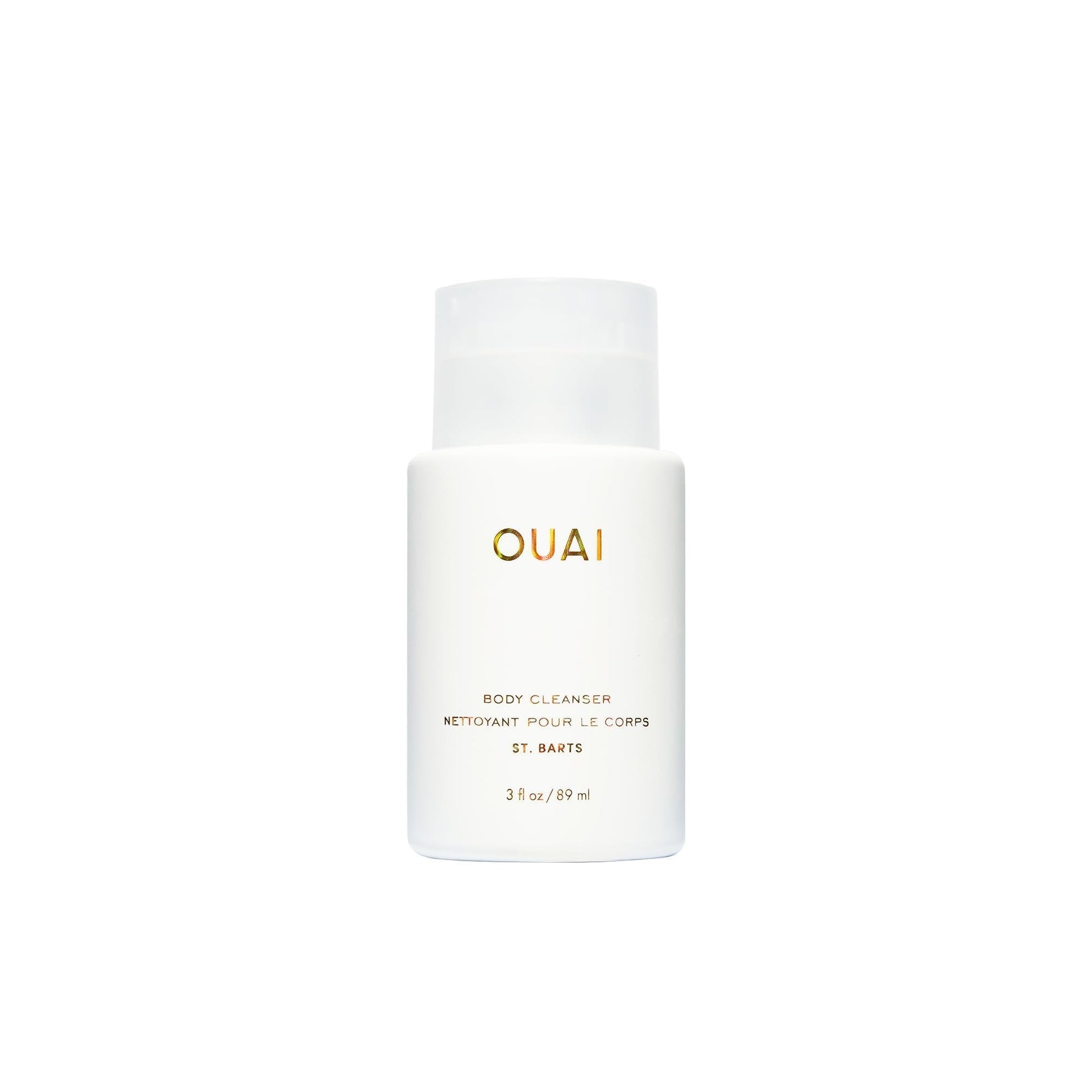 OUAI Body Cleanser, St. Barts Travel Size - Foaming Body Wash with Jojoba Oil & Rosehip Oil to Hydrate, Balance & Soften Skin - Paraben, Phthalate & Sulfate Free Skin Care Products (3 fl oz) OUAI uk supplements