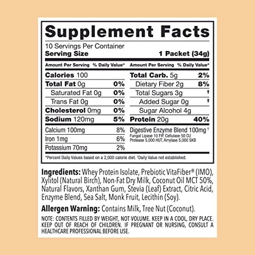 Clean Simple Eats Coconut Cream Whey Protein Powder, Natural Sweetened and Cold Clean Simple Eats uk supplements