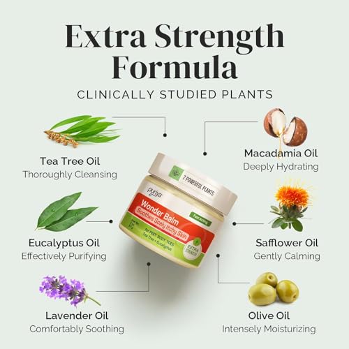 Tea Tree Oil Balm , Extra Strength, Pair Well with Jock Itch Cream, Spray, Athletes Foot Puriya uk supplements