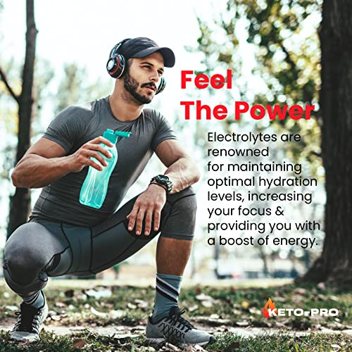 Keto-Pro Keto Electrolytes 80g | Electrolyte Powder Sachets for Extra Convenience Keto-Pro Fuelled by FAT uk supplements