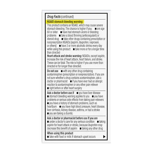 GoodSense Dual Action Acetaminophen and Ibuprofen (NSAID) Tablets, 250 mg/125 mg, Back Pain, 18 Count GoodSense uk supplements