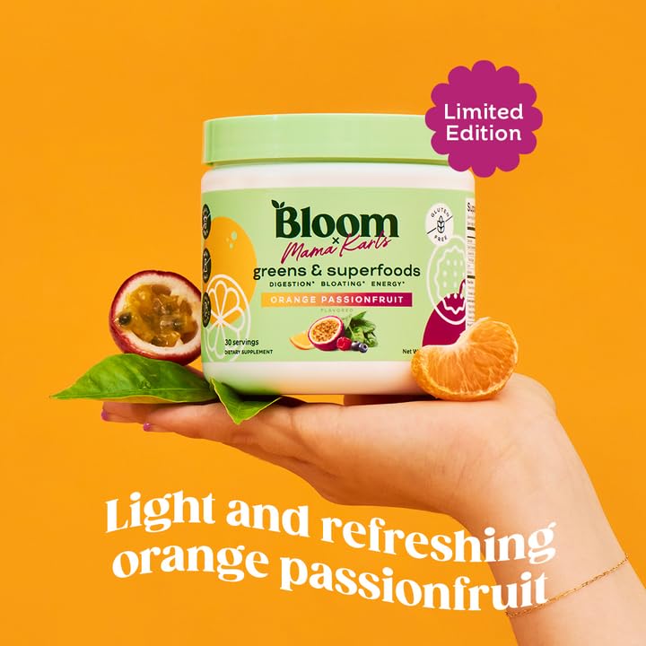 Bloom Nutrition x Mama Karls Super Greens Powder Juice Mix - Probiotics Bloom Nutrition uk supplements