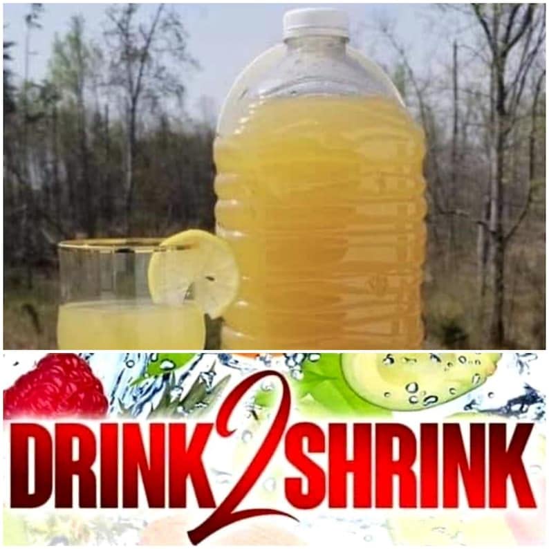 4 Week drink2Shrink Detox Formula Start Losing That Stubborn Belly Fat! (Green Apple) Heath Secret uk supplements