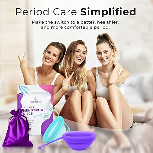 EcoBlossom Reusable Menstrual Disc with Removal String - The Most Reliable Medical Grade Silicone EcoBlossom uk supplements