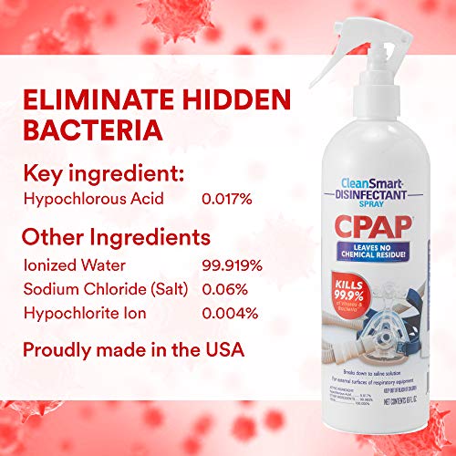 CleanSmart CPAP Disinfectant Spray, 16 oz (Pack of 2) CleanSmart uk supplements