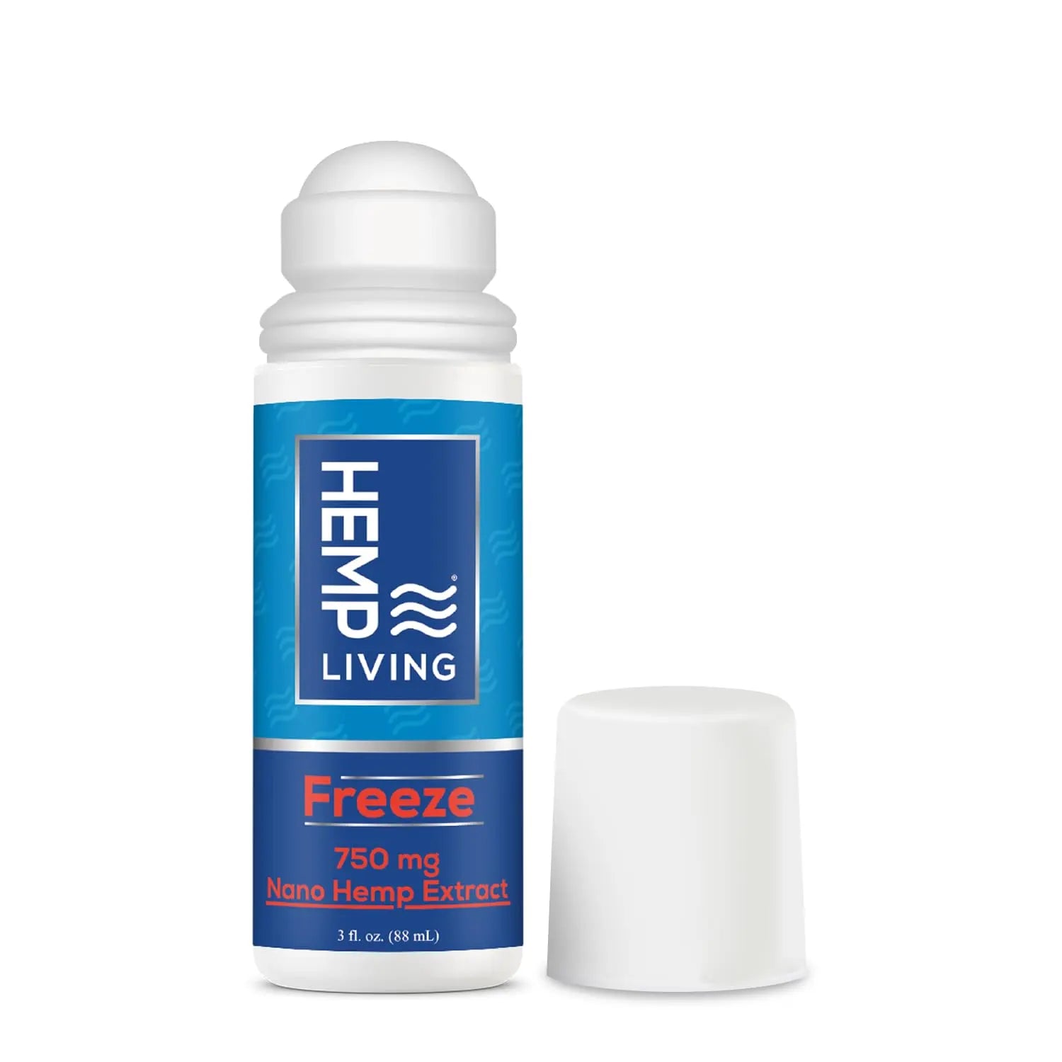 HEMP LIVING Freeze Nano Hemp Extract Roll On, Cold Therapy, Roll On for Muscles and Joint Strain, 3 oz Roll on Bottle (750 mg) HEMP LIVING uk supplements