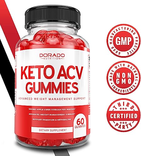 Keto ACV Gummies for Weight Management Advanced Formula (1000mg Per Serving) DORADO NUTRITION uk supplements