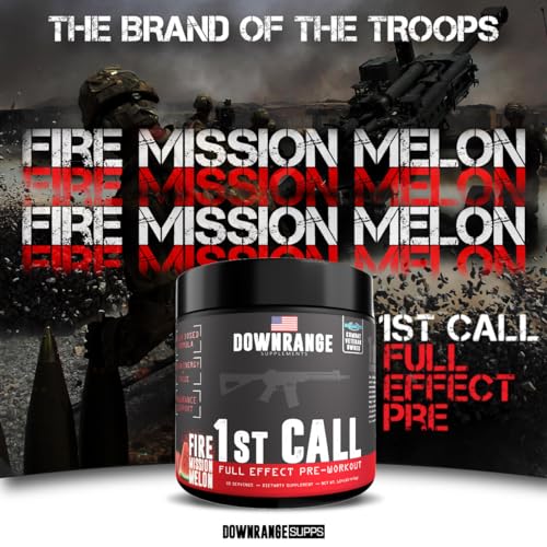 DownRange Supplements 1st Call Pre Workout Powder, Preworkout for Men & Women DownRange Supplements uk supplements