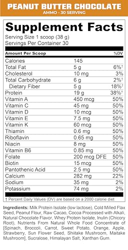 MTN OPS Ammo Protein Powder Meal Replacement Shake for Lean Muscle Building MTN OPS uk supplements