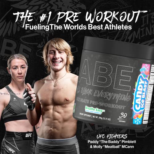 ABE Pre Workout Powder - All Black Everything Pre Workout Energy Drink with Citrulline ABE all black everything uk supplements