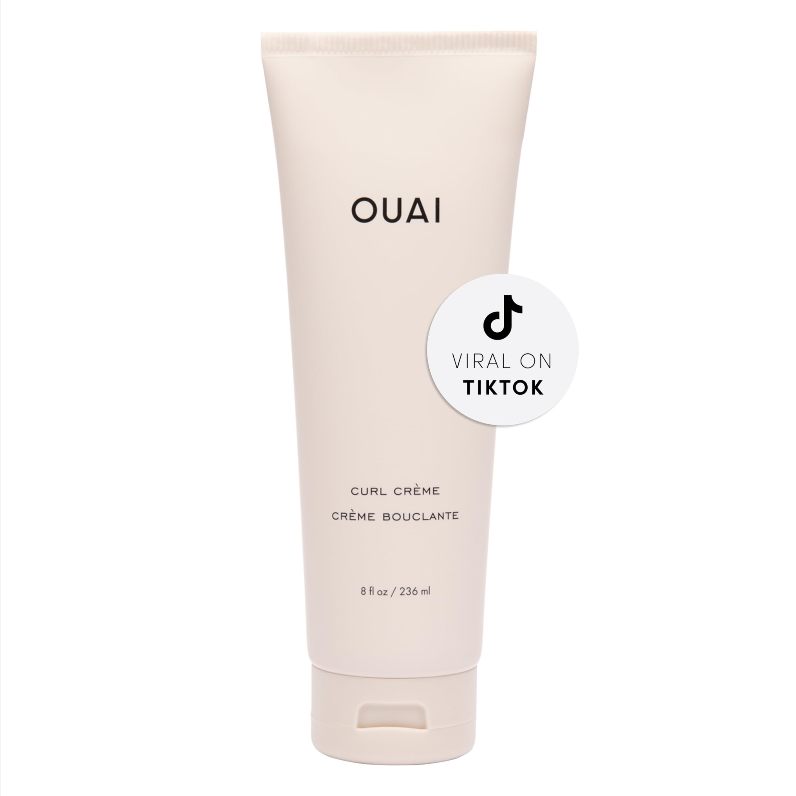 OUAI Curl Cream - Curl Defining Cream with Chia & Linseed Oil - Enhances Definition, Hydration & Shine - Tames Frizz & Protects from Humidity - Silicone-Free Curly Hair Products for Women (8 oz) OUAI uk supplements