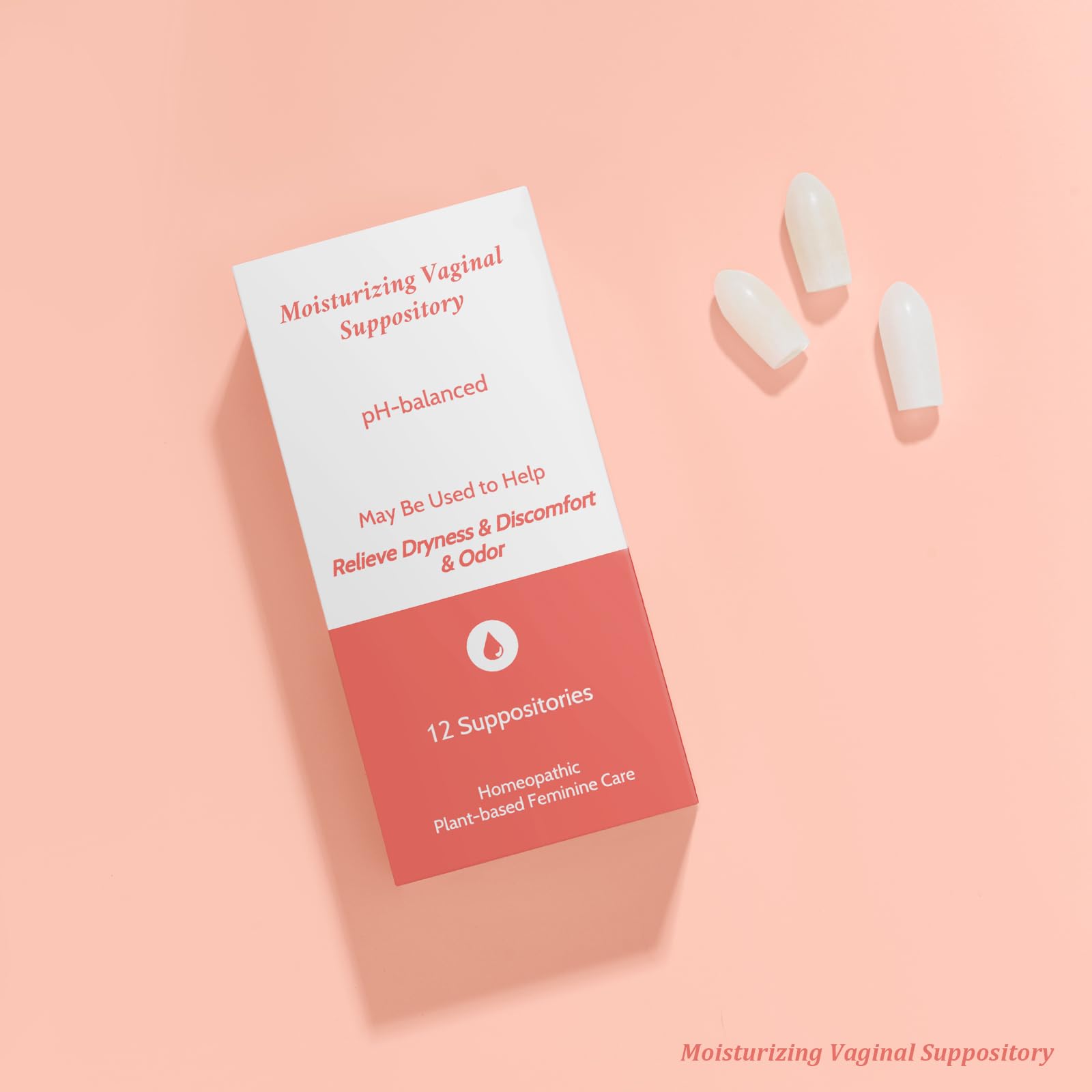 Vaginal Moisturizing Suppositories for Lasting Hydration & Comfort | Balances pH, Soothes Dryness Vagiria uk supplements