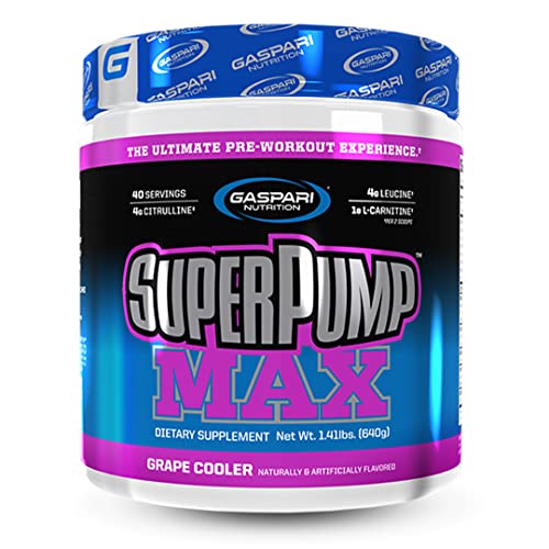 Gaspari Nutrition SuperPump MAX, The Ultimate Pre Workout Powder, Sustained Energy Gaspari Nutrition uk supplements