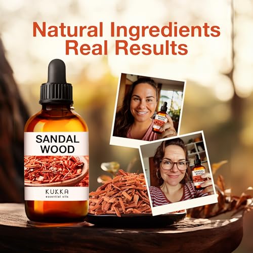 Kukka Sandalwood Essential Oils for Diffuser - 100% Natural Sandalwood Oil - Sandalwood Essential Oil KUKKA essential oils uk supplements