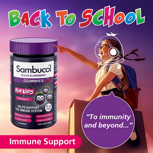 SAMBUCOL KIDS GUMMIES 30'S, 30 Count (Pack of 1) Sambucol uk supplements