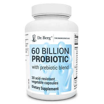 Dr. Berg 60 Billion Probiotic Supplement - Probiotics for Men & Women - Pre and Probiotics Dr. Berg Nutritionals uk supplements