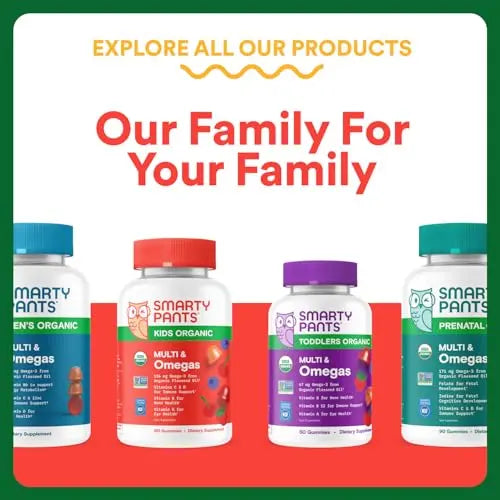 SmartyPants Kids Multivitamin & Fiber Gummies: Prebiotic Fiber to Support Kids Digestion with Vitamin D3, C, Vitamin B12, B6, A, Zinc SmartyPants uk supplements