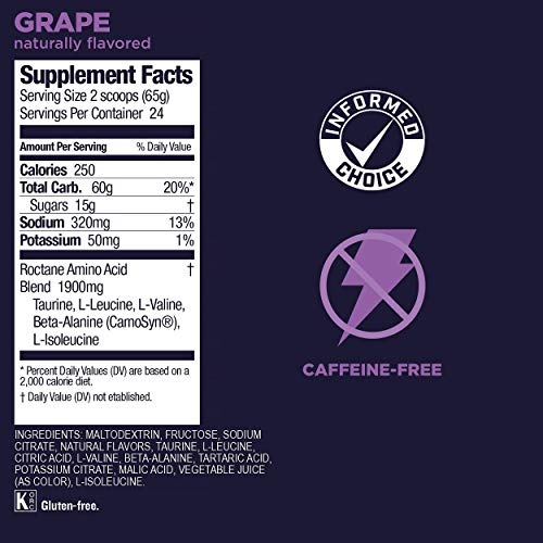 GU Energy Roctane Ultra Endurance Energy Drink Mix, 3.44-Pound Jar, Grap GU Energy uk supplements