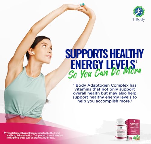 1 Body Adaptogen Complex Supplement with Ashwagandha 1 Body uk supplements