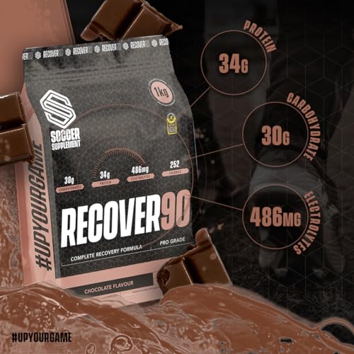 Soccer Supplement Recover90®, Complete Recovery Shake - 31grams of Whey Protein Isolate SOCCER SUPPLEMENT uk supplements