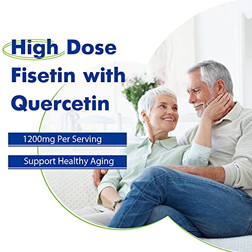 Sharoaid Liposomal Fisetin with Quercetin Supplements 1200 mg per Serving,High Absorpti Sharoaid uk supplements