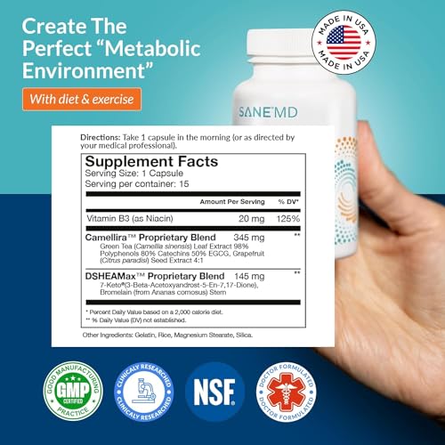 SANE Luminae Healthy Supplement Pills with 7-Keto DHEA - Lower Your Set-Point Weight SANE uk supplements