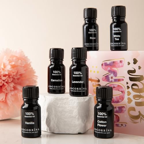 COCORRÍNA Essential Oil Gift Set - 6 Pack / 10ml Pure Essential Oils for Diffusers COCORRÍNA uk supplements