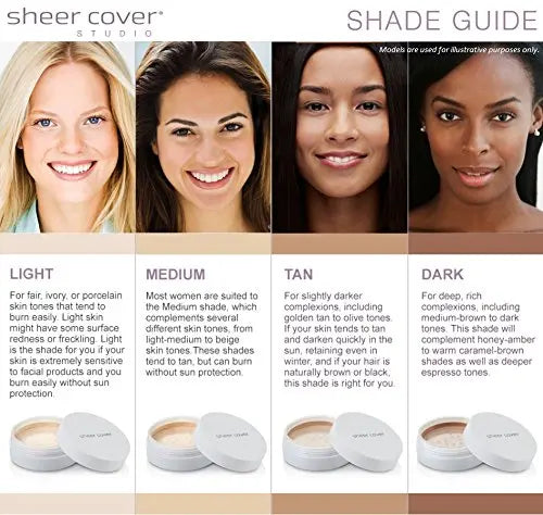 Sheer Cover Studio – Conceal and Brighten Highlight Trio – Two-Toned Concealers – Shimmering Highlighter – Light/Medium Shade – With FREE Concealer Brush – 3 Grams Sheer Cover uk supplements