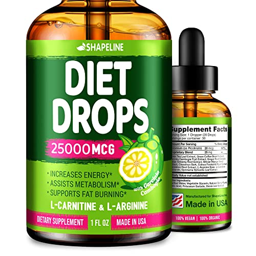 Weight Loss Drops - Appetite Suppressant for Women & Men - Made in The USA SHAPELINE uk supplements