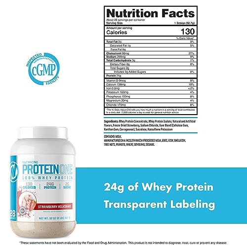 NutraOne ProteinOne Whey Protein Promote Recovery and Build Muscle with a Protein NutraOne uk supplements