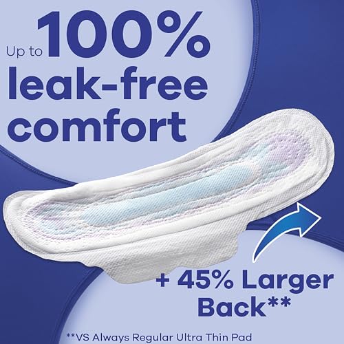 Always Ultra Thin Feminine Pads for Women, Size 5, Extra Heavy, Overnight Absorbency Always uk supplements
