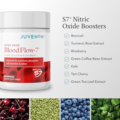 Juvenon BloodFlow-7 Nitric Oxide Supplement with Nitrosigine Juvenon uk supplements