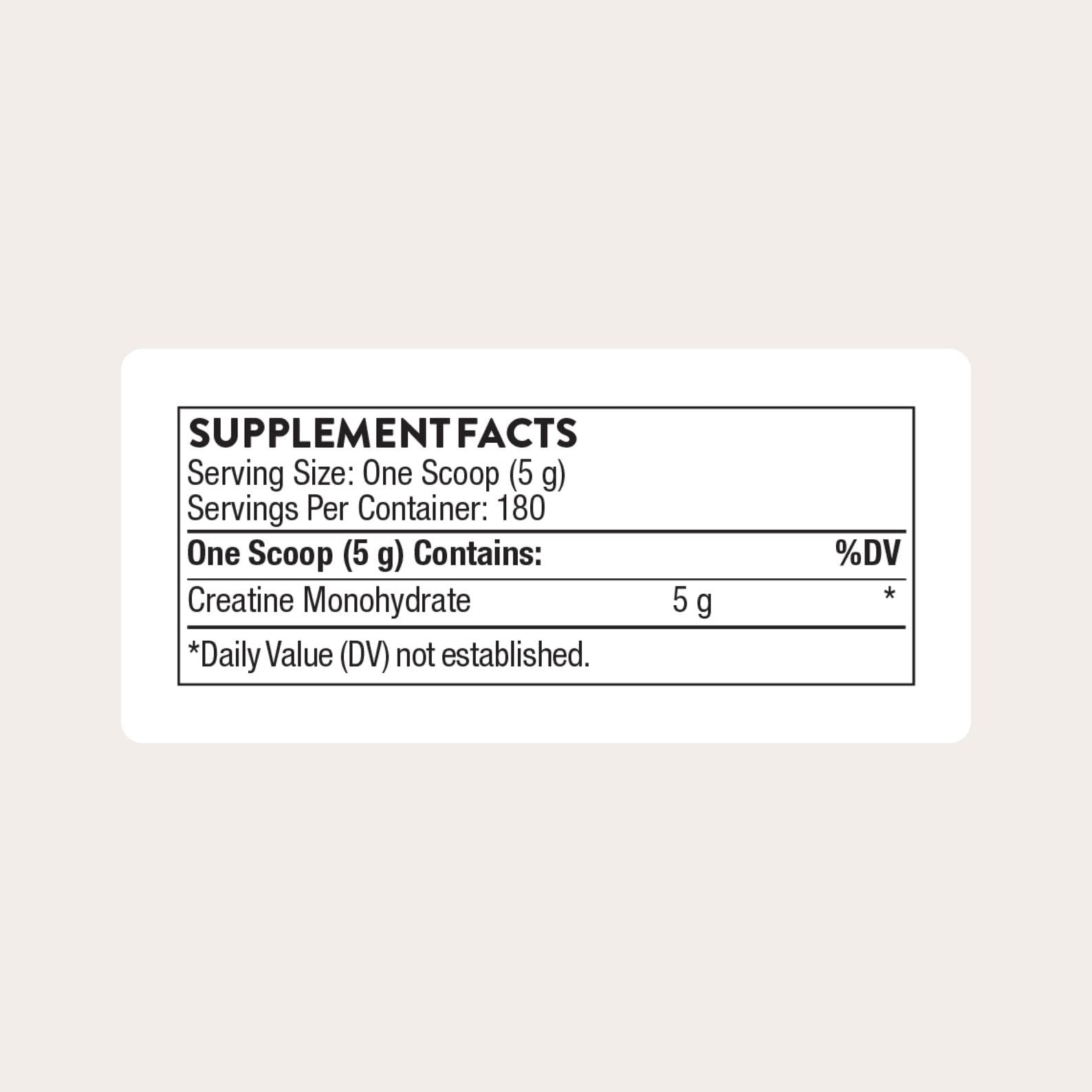 THORNE Creatine - Micronized Creatine Monohydrate Powder - Support for Muscles & Cognitive Function* - for Women & Men - Unflavored - NSF Certified for Sport - 5 g per Serving - 180 Servings THORNE uk supplements