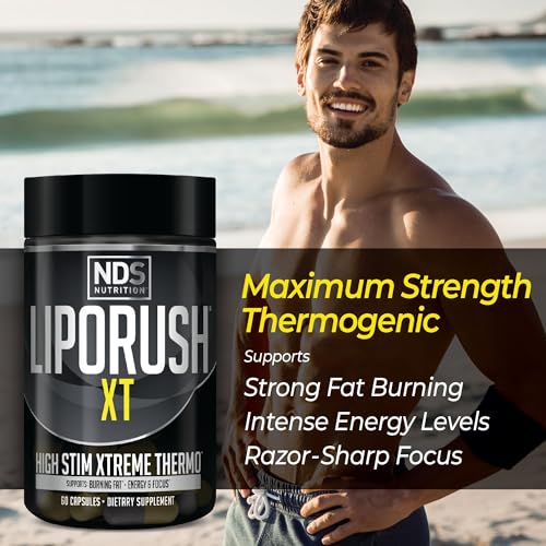 LIPORUSH NDS Nutrition XT - Super Concentrated Thermogenic with L-Carnitine & Teacrine LIPORUSH uk supplements